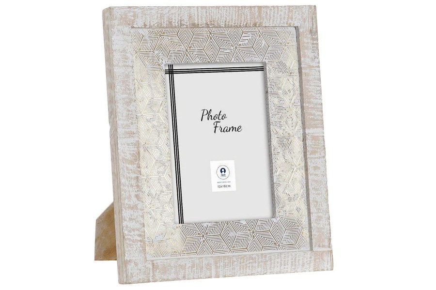 ITEM Marco Foto Mango Mdf 23X2,5X28 22.5X2.5X7.5 Blanco Clearance