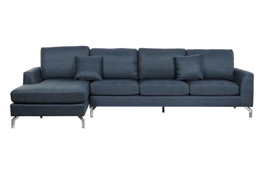 Detall ITEM Sofa Poliester Metal 300X160X85 Azul Online