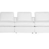 Detall ITEM Sofa Poliester Pluma 286X95,5X57 Blanco Hot