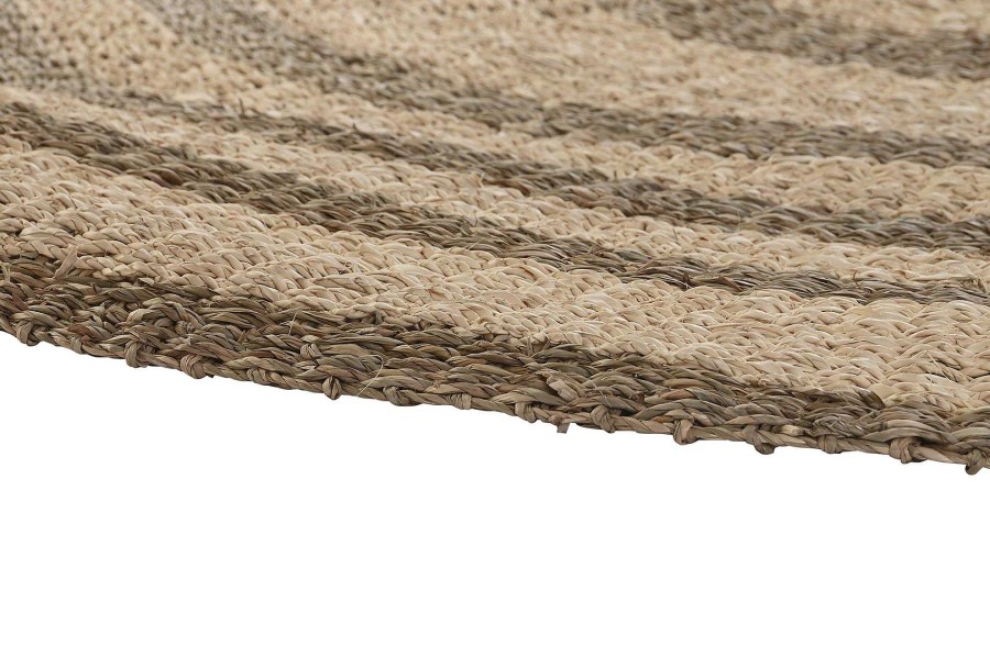 Detall ITEM Alfombra Seagrass Fibra Maiz 150X1X150 Beige New