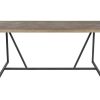 Detall ITEM Mesa Comedor Abeto Metal 195X90X76 32,00 Natural Best