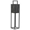 Detall ITEM Portavela Metal Cristal 20X20X82 Negro Online