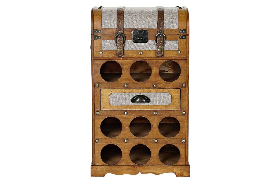 Detall ITEM Botellero Alamo Pu 40X35X71 Beige Online