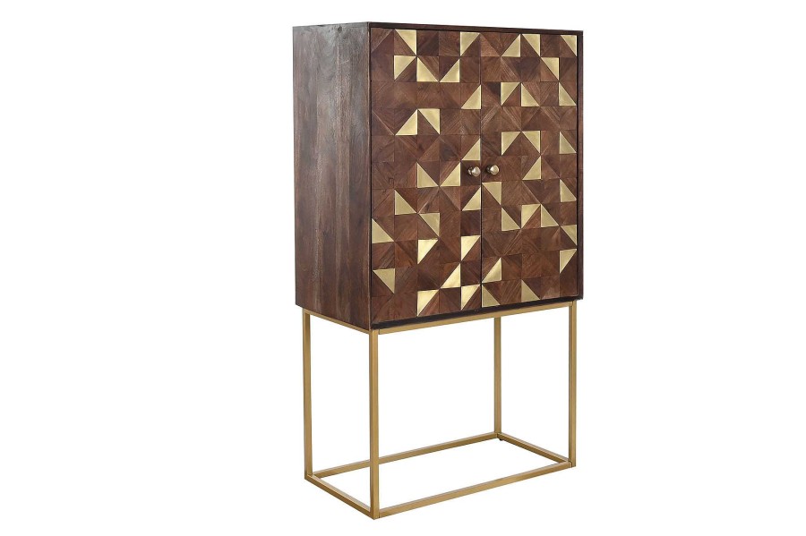 Detall ITEM Aparador Mango Metal 84X43X152 Marron Oscuro Best