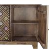 Detall ITEM Buffet Mango 150X38X80 Rayas Marron Oscuro Clearance