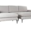 Detall ITEM Sofa Poliester Metal 240X160X88 Chaiselongue Gris New