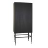 Detall ITEM Armario Hueso Resina 75X40X181 Taracea Negro Clearance