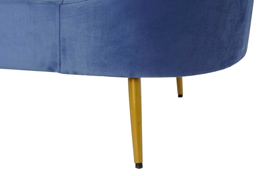 Detall ITEM Sofa Poliester Metal 155X75X92 Nube Azul Clearance