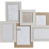 ITEM Marco Multifoto Mdf Cristal 47X3X42 6 Fotos Beige Hot