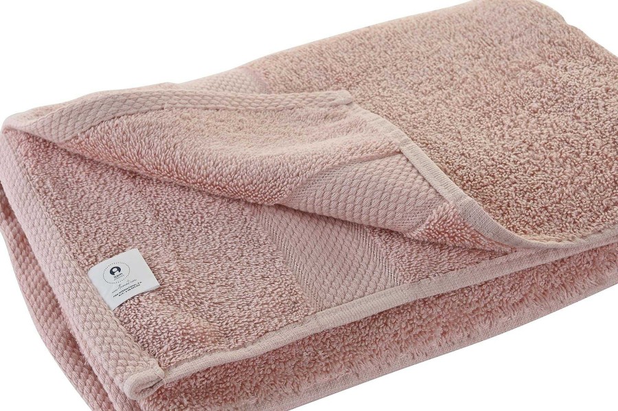 ITEM Toalla Algodon 70X140X1 600Gsm Ducha Rosa Palo New