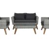 Detall ITEM Sofa Set 4 Ratan Sintetico 137X66X73 Exterior Clearance