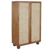 Detall ITEM Armario Acacia Ratan 102X46X175 Trenzado New