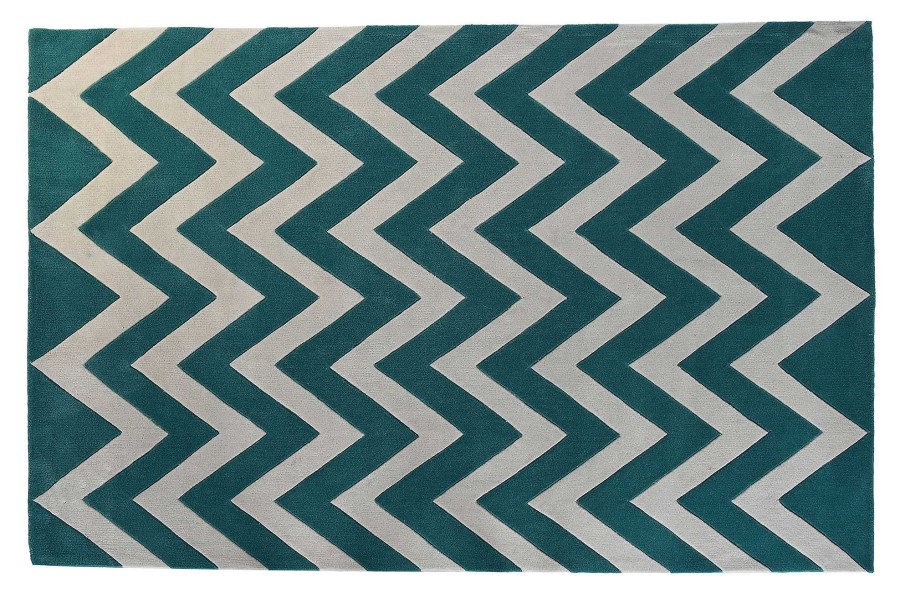 Detall ITEM Alfombra Poliester 160X230X2 1800 Gsm Zigzag Best