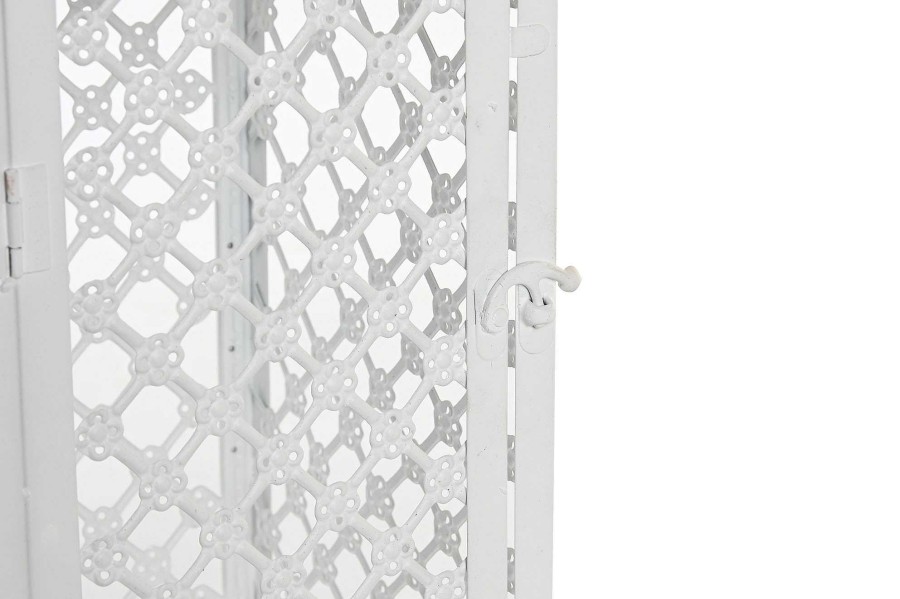 Detall ITEM Farola Set 3 Metal 24X24X74 Desgastado Blanco Clearance