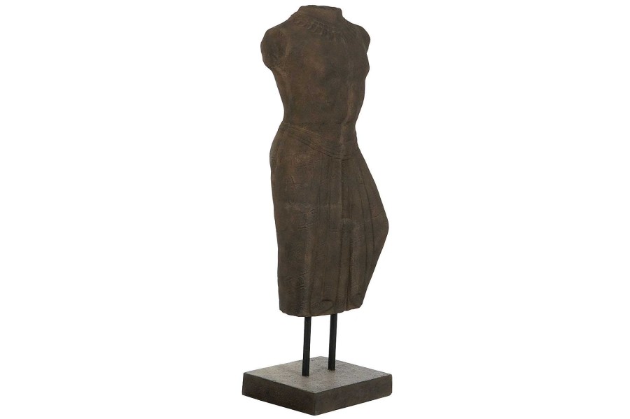 Detall ITEM Figura Cemento 40X35X130 Guerrero Javanes Acabado Hot