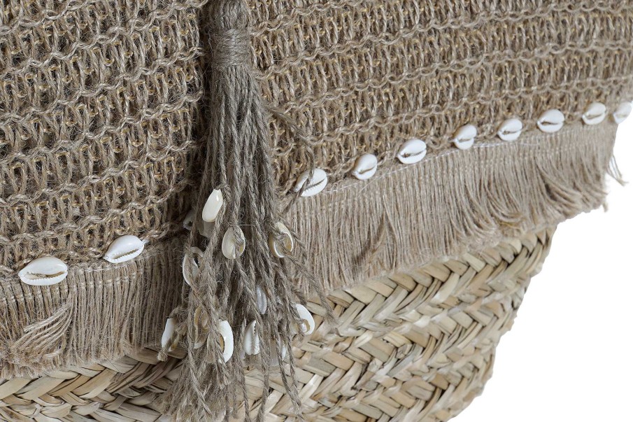 ITEM Bolso Seagrass Yute 53X15X51,5 40942,5 Conchas Wholesale