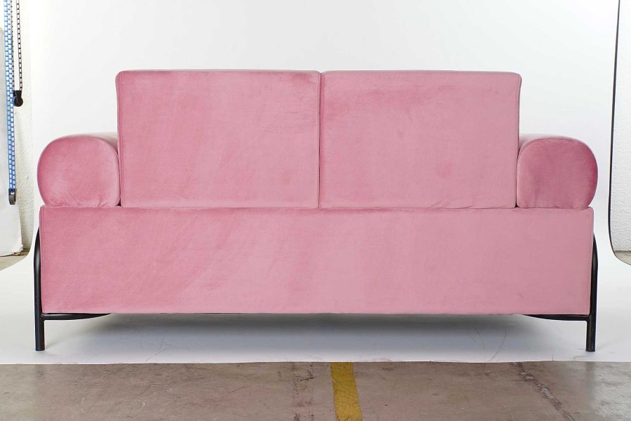 Detall ITEM Sofa Poliester Metal 154X76X76 Rosa Online