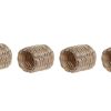 ITEM Servilletero Set 4 Fibra 4,6X4,6X4,7 Natural Hot