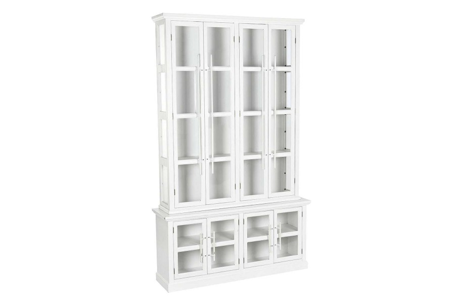 Detall ITEM Vitrina Abeto Cristal 127,5X33X212 47,00 Blanco Wholesale