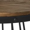 Detall ITEM Mesa Comedor Madera Metal 110X110X79 Natural New