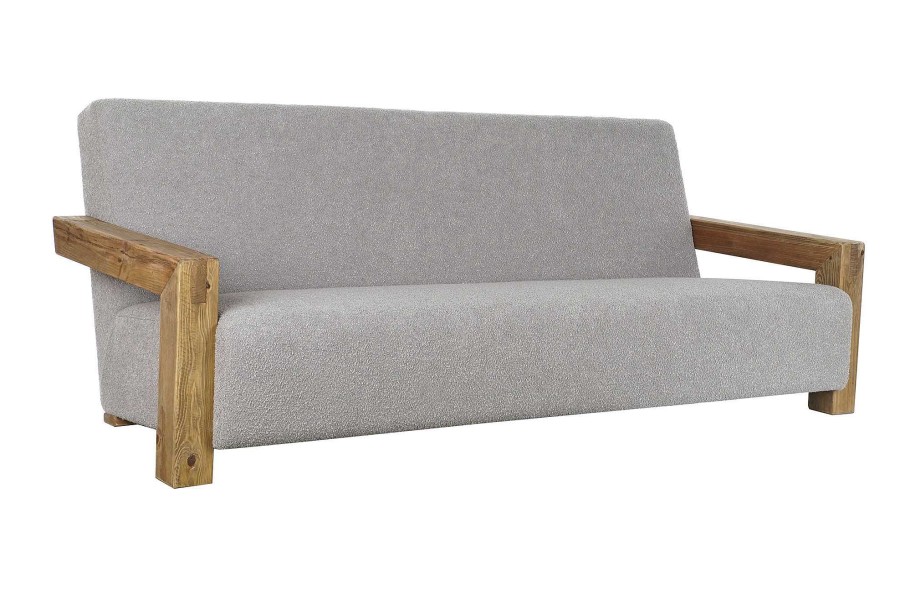 Detall ITEM Sofa Madera Reciclada Poliester 221X94X83 Boucle Online