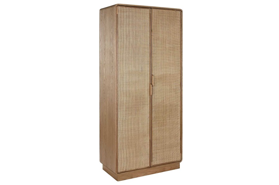 Detall ITEM Armario Roble Ratan 91X45X203 Natural New