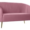 Detall ITEM Sofa Poliester Metal 140X77X81 Rosa Best