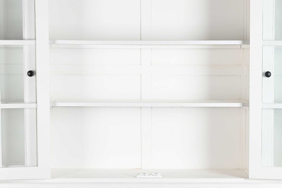 Detall ITEM Vitrina Mdf Cristal 218,4X40,6X203 Blanco New