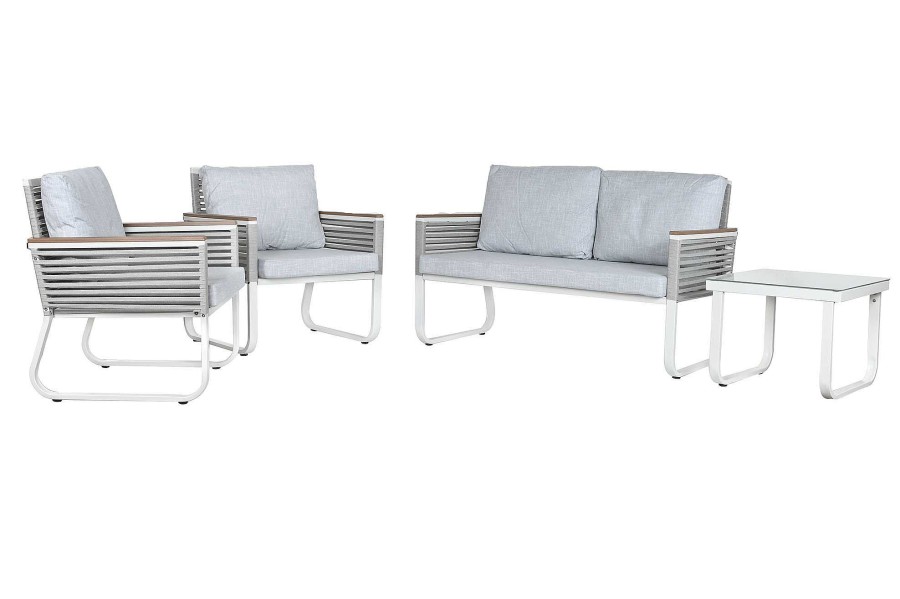 Detall ITEM Sofa Set 5 Acero Policarbonato 128X69X79 Blanco Online