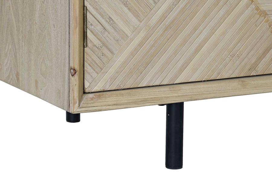 Detall ITEM Mueble Tv Abeto Mdf 140X40X62 Natural Wholesale