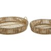 Detall ITEM Bandeja Set 2 Ratan 58X58X14,5 46,5Cm Natural Online