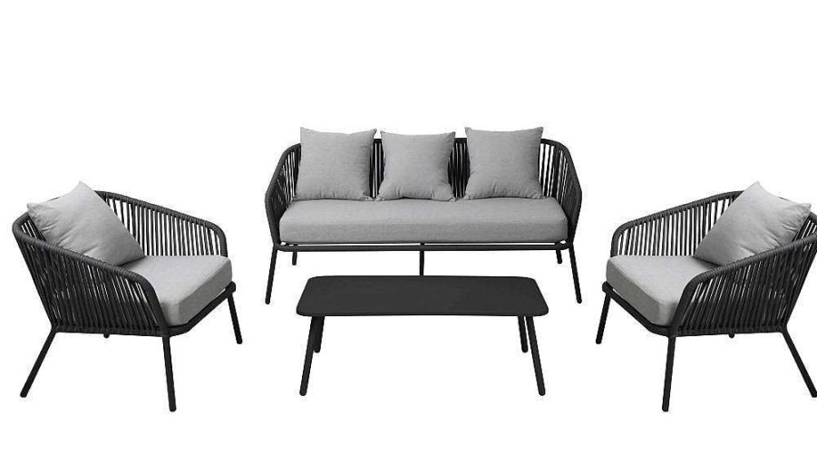 Detall ITEM Sofa Set 4 Aluminio 151,5X72X70 Water Repellent Best