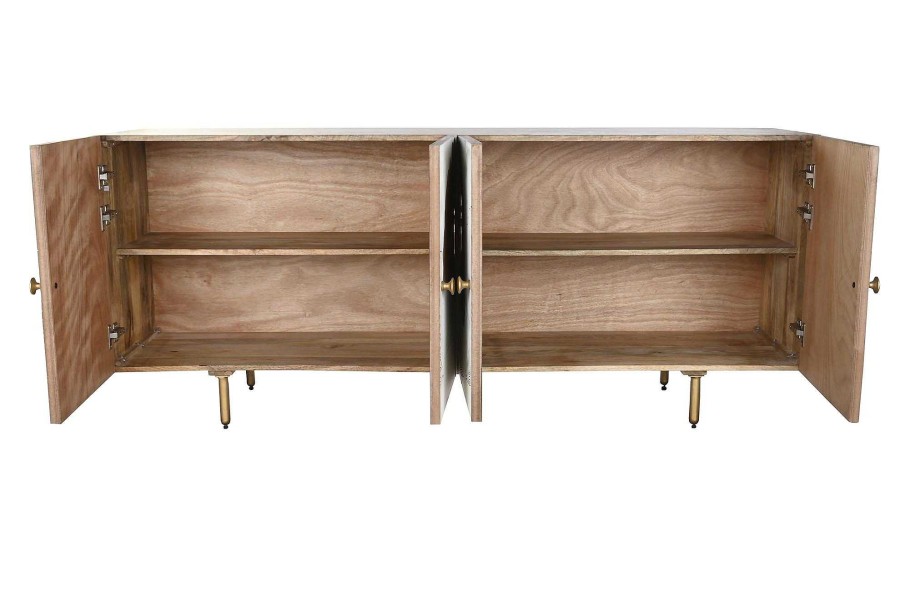 Detall ITEM Buffet Mango Metal 177X45X75 Hoja Blanco Best