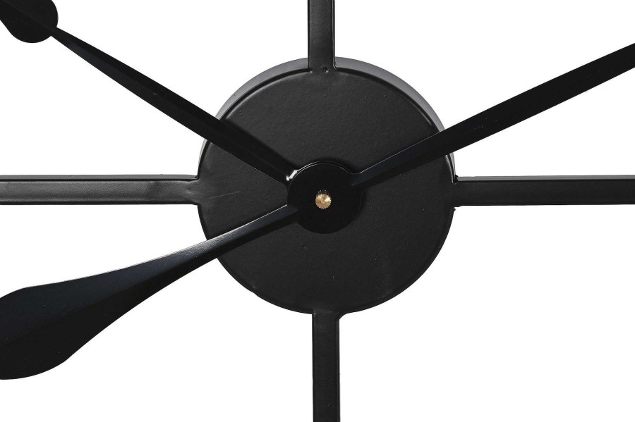 Detall ITEM Reloj Pared Metal 100X3X100 Negro Online