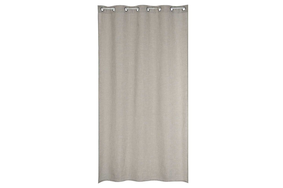 ITEM Cortina Poliester 140X260X260 8 Anillas Beige New