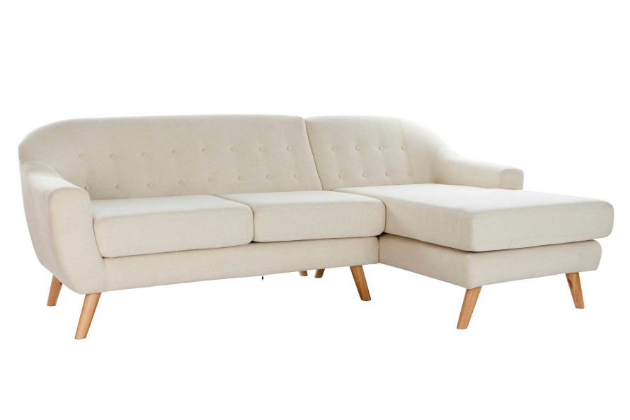 Detall ITEM Sofa Poliester Rubberwood 226X144X84 Chaiselongue Hot