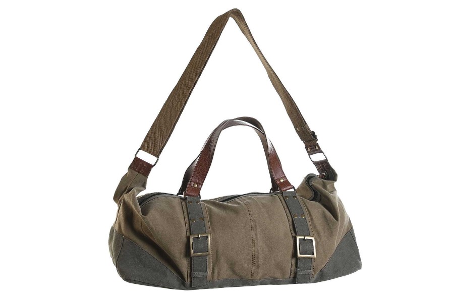 Detall ITEM Bolsa Canvas Cuero 53X22X23 19 Beige Clearance