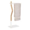 Detall ITEM Toallero Acero Madera 43,5X20X85 Blanco Best