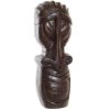 Detall ITEM Figura Mango 15X10X44,5 Aborigen Tallado Marron New