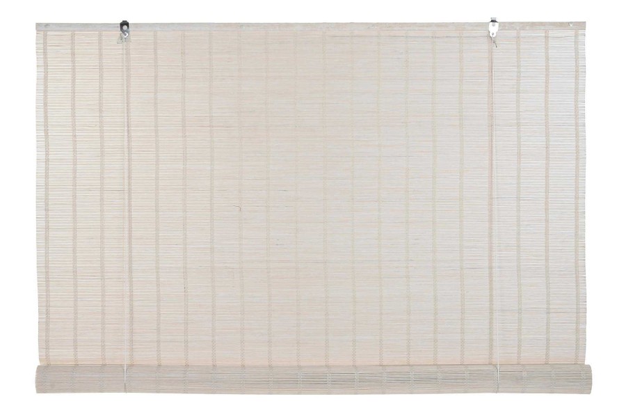 ITEM Estor Bambu 120X2X175 Enrollable Barnizado Blanco Hot