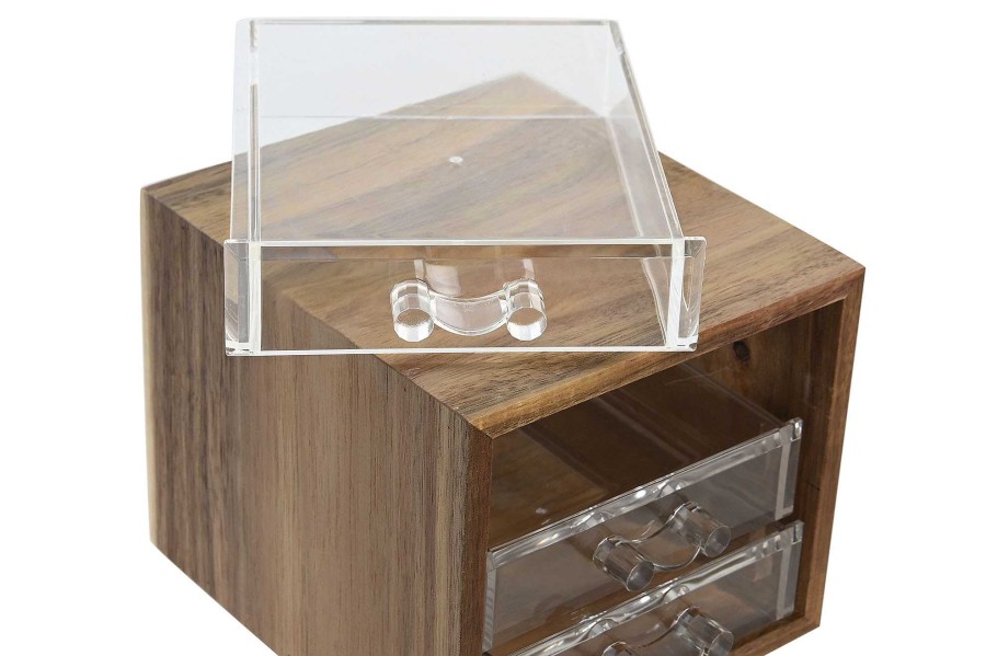 ITEM Organizador Acacia Ps 14X13X11,6 3 Cajones Natural Clearance