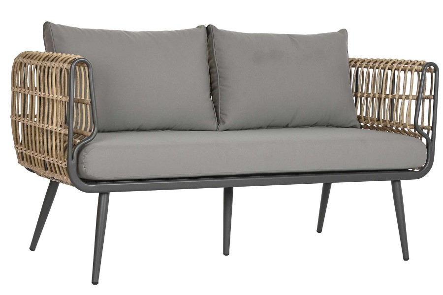 Detall ITEM Sofa Set 4 Ratan Sintetico Aluminio 144X67X74 Online