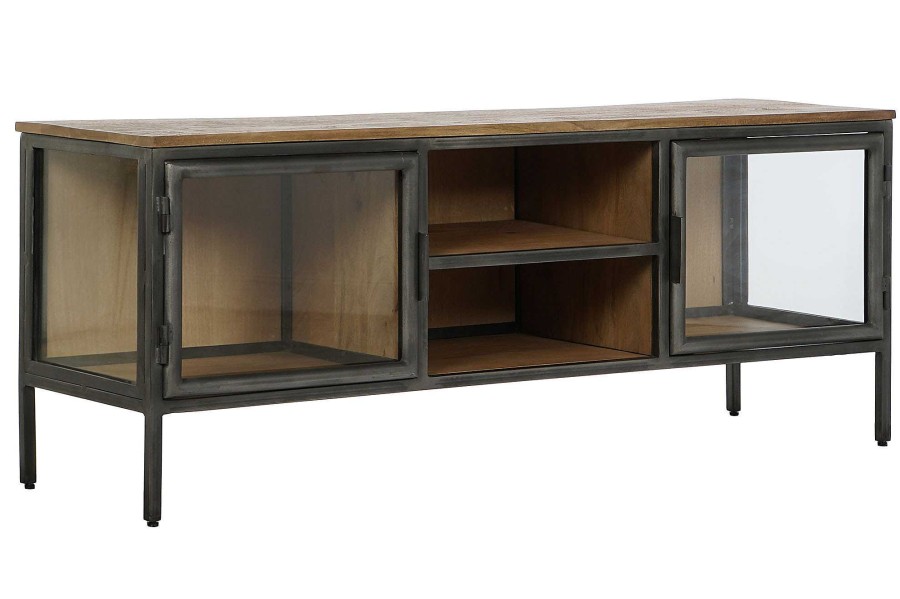 Detall ITEM Mueble Tv Madera Metal 137X40X55 Natural Online