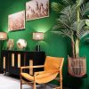 Detall ITEM Planta Poliester Pp 60X60X170 Palmera Verde Hot