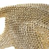 Detall ITEM Figura Resina 120X23X44 Leopardo Dorado New