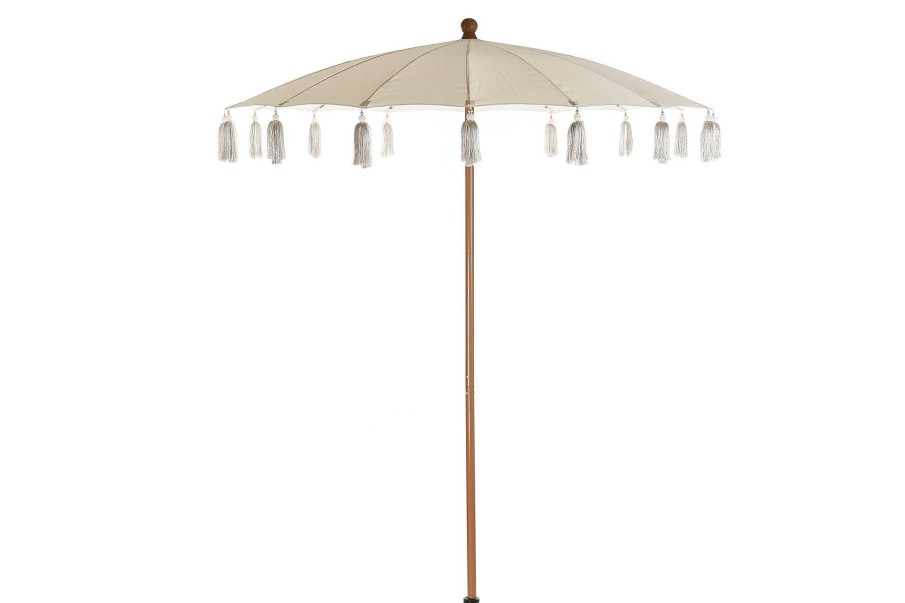 Detall ITEM Parasol Algodon Metal 170X170X230 Flecos Beige Clearance