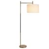 Detall ITEM Lampara Pie Metal Poliester 76X43X169 Dorado New