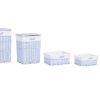 Detall ITEM Cesta Ropa Set 5 Mimbre Poliester 44X34X56 New