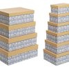 Detall ITEM Caja Set 10 Carton 43,5X33,5X15,5 Azul Online