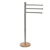 ITEM Toallero Bambu Inox 22X22X85,5 Plateado New